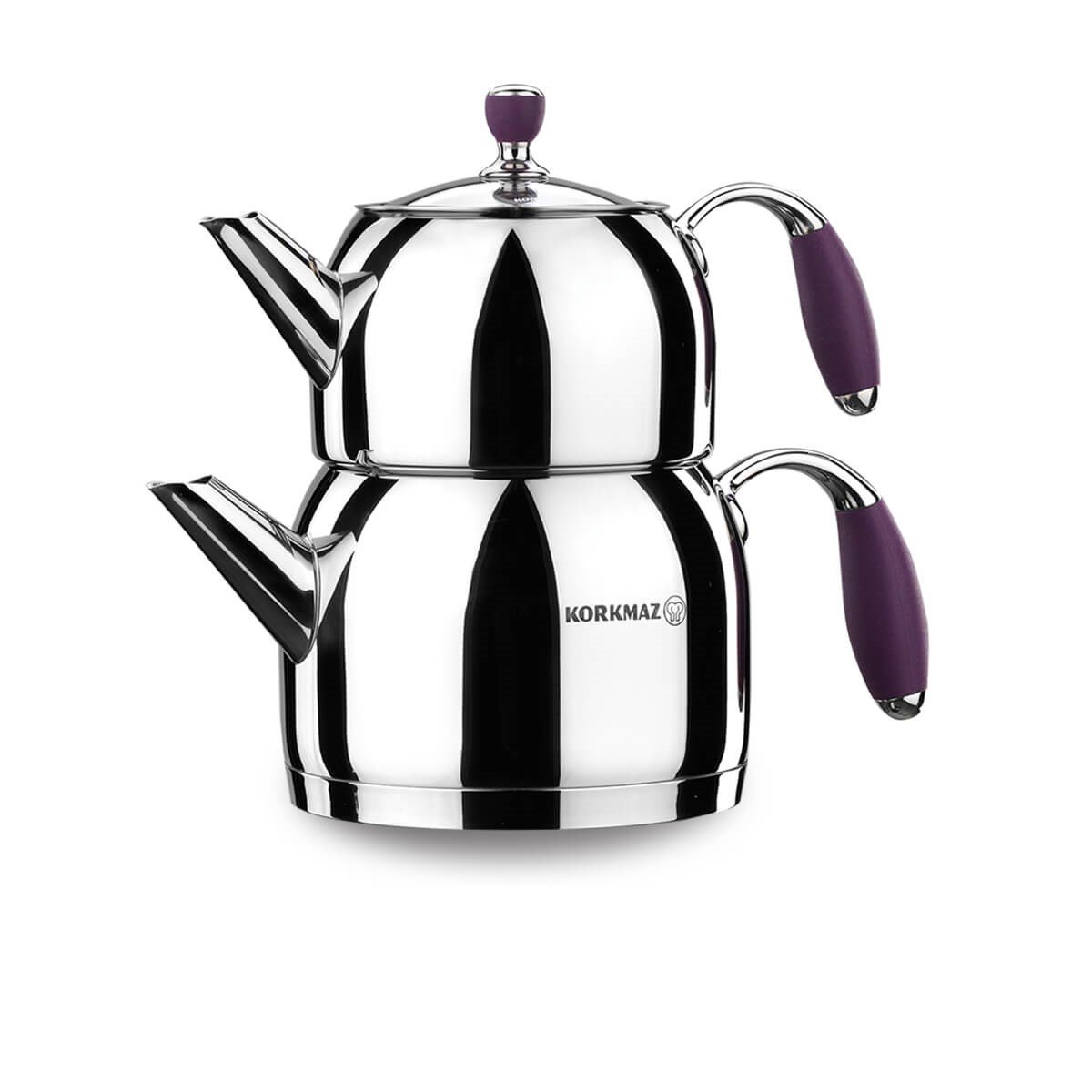 Korkmaz Flora Mor Maxi Çaydanlık Takımı A119-03KorkmazÇaydanlık