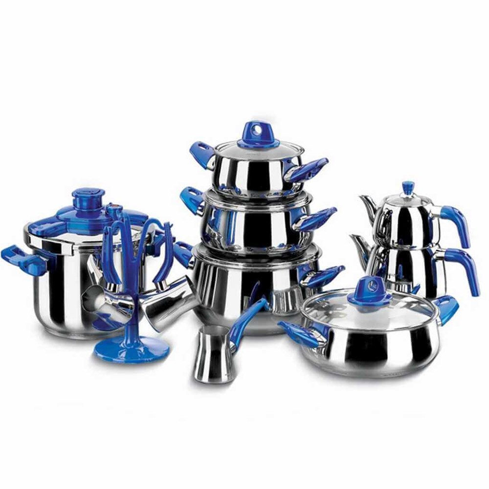 Korkmaz Marına 18 Parça Hiper Set Tencere Takımı A1737