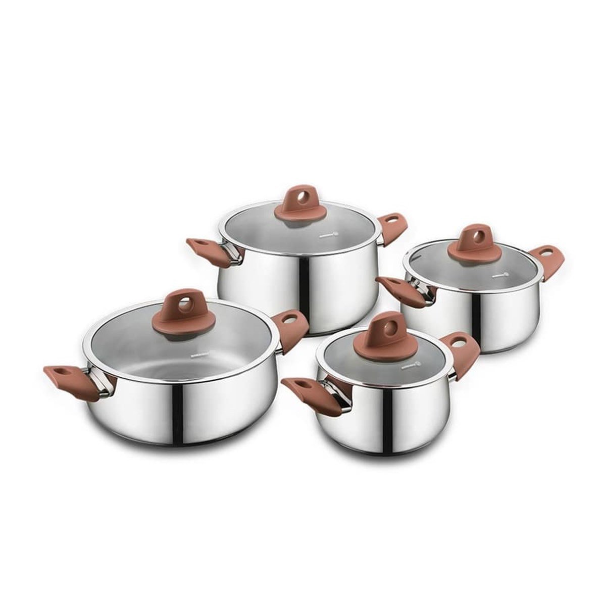 Korkmaz Rosa Vita 8 Parça Tencere Seti A1937KorkmazTencere & Tencere Seti