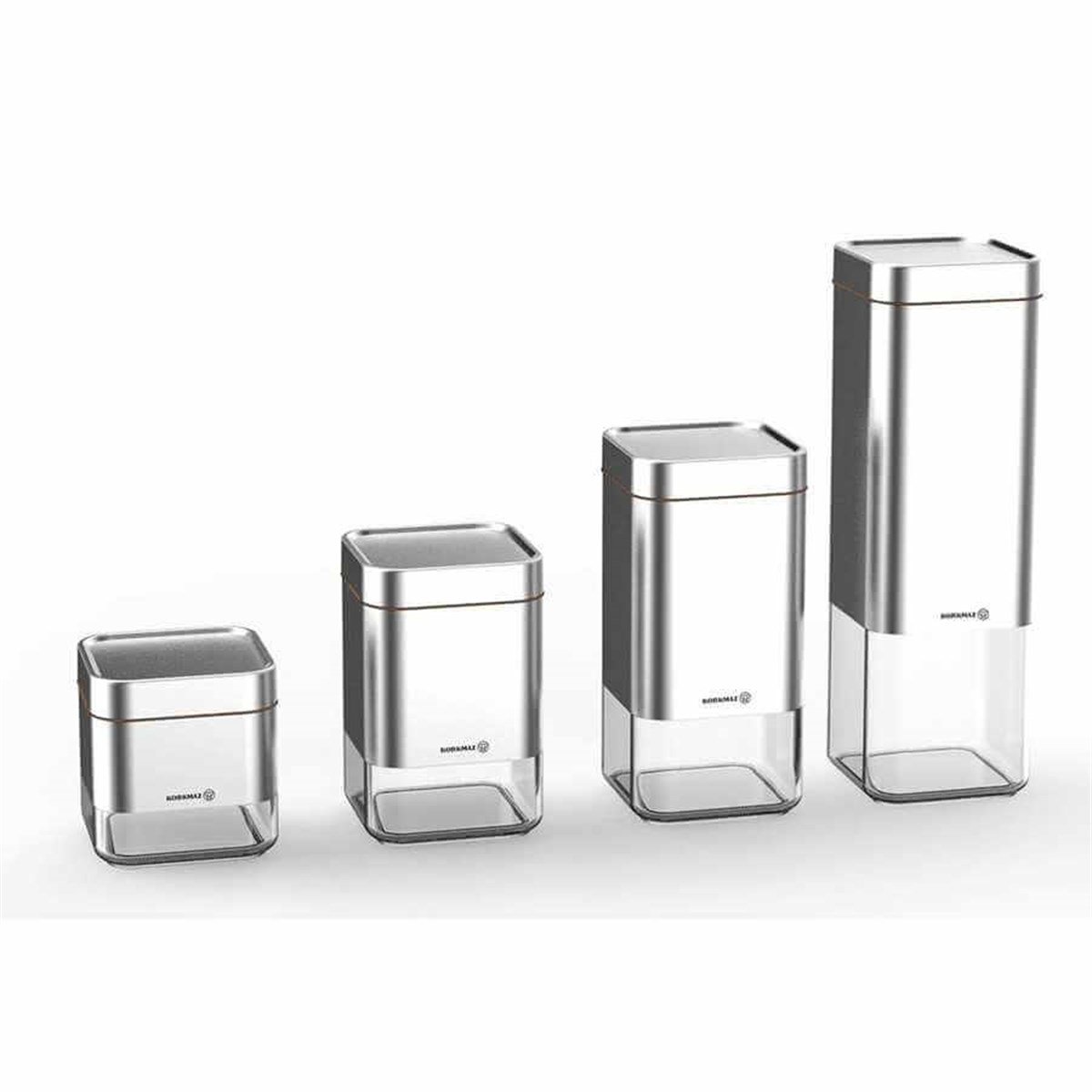 Korkmaz Stora Satin 4lü Saklama Seti A693-02KorkmazKavanoz & Saklama Kabı