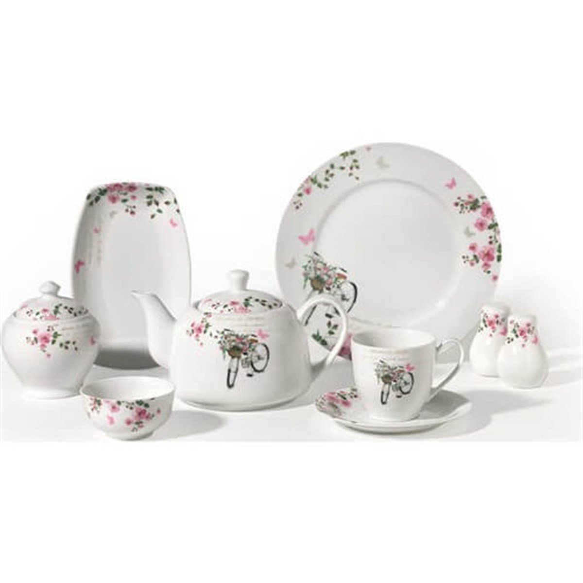 Korkmaz Super White 30 Parça Yuvarlak Kahvaltı Takımı A8840Korkmaz6 Kişilik Kahvaltı Takımı