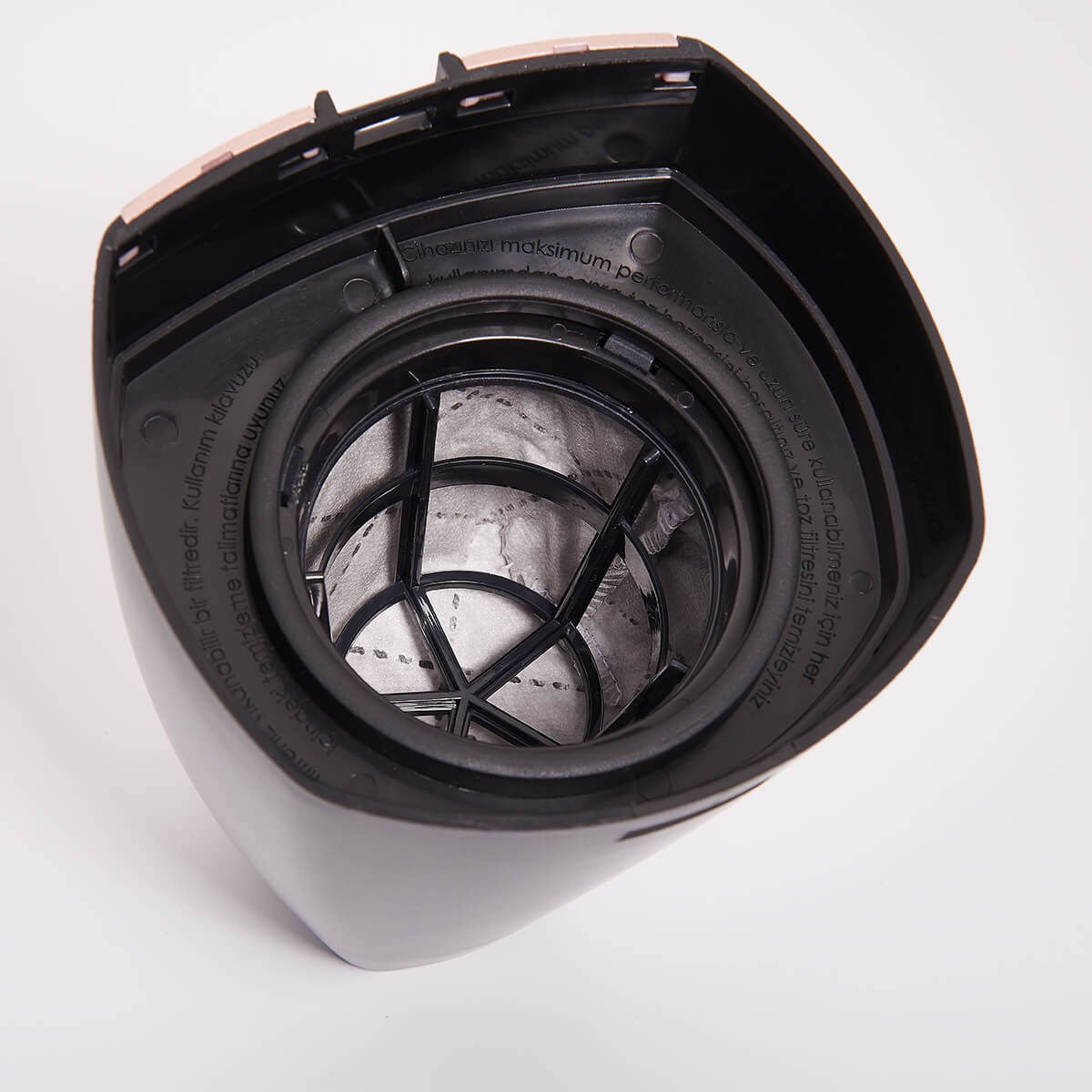 Korkmaz Tempratik Rosagold/Siyah Dikey Elektrikli Süpürge A920-02KorkmazSüpürge