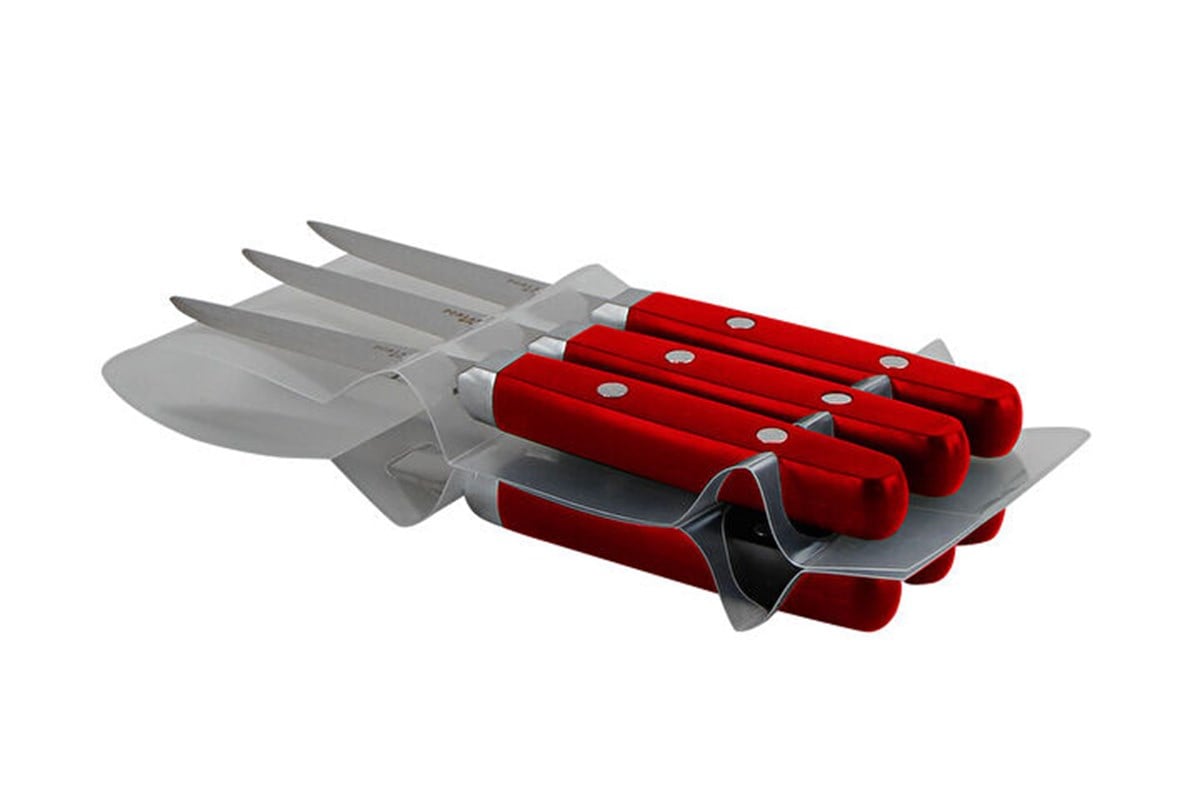 Porland Fruity Kırmızı Meyve Bıçağı 6lı SetPorlandBıçaklar