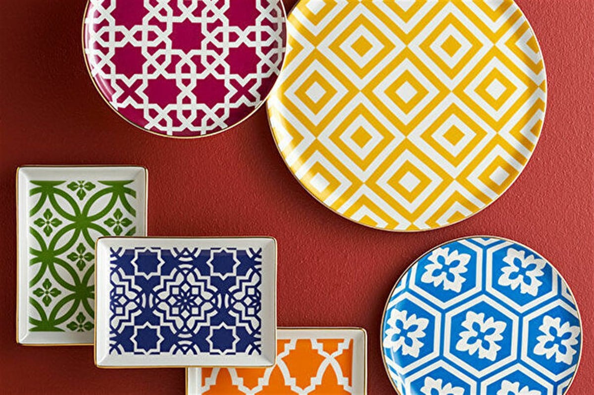 Porland Morocco Karma Renk 24 Parça 6 Kişilik Yemek Takımı 04A+P021368Porland12 Kişilik Yemek Takımı