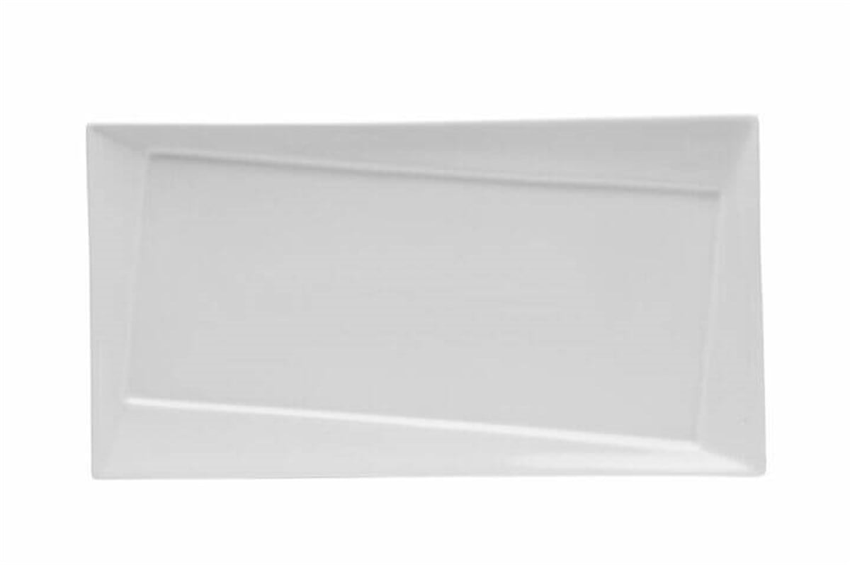 Porland Twist Beyaz Kayık Tabak 33cmPorlandTabaklar