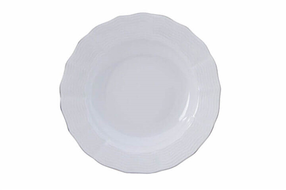 Porland Wavy Platin 60 Parça 12 Kişilik Yemek TakımıPorland12 Kişilik Yemek Takımı