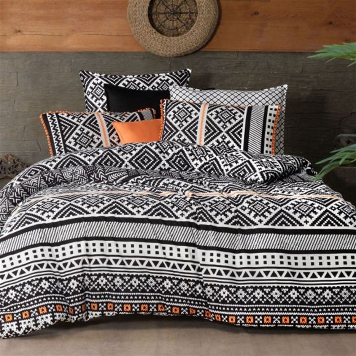 Sarev Pamira Flanel Nevresim Takımı Tek Kişilik SiyahSarevTek Kişilik Nevresim