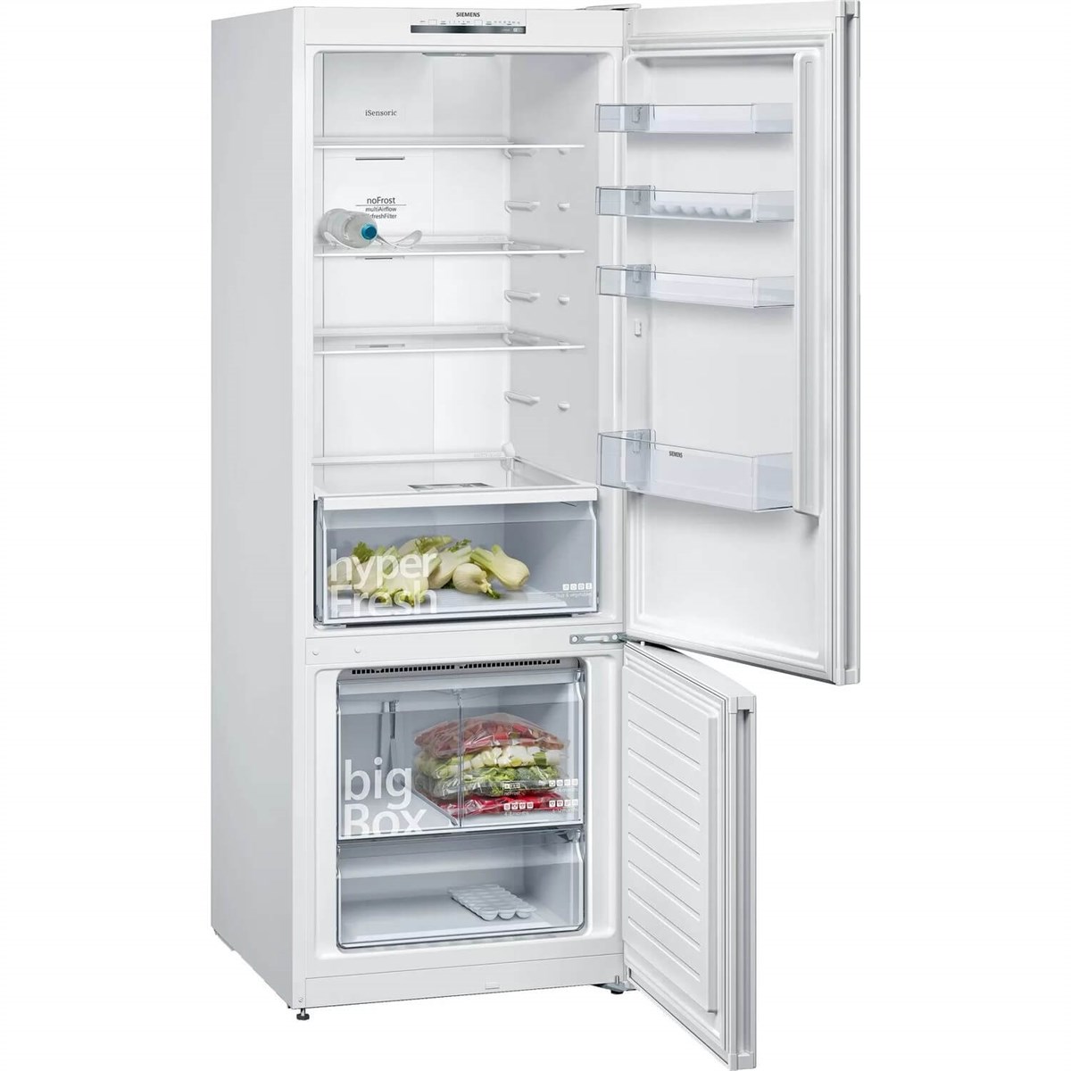 Siemens iQ300 KG56NUWF0N A++ 559 lt Alttan Donduruculu No-Frost Buzdolabı