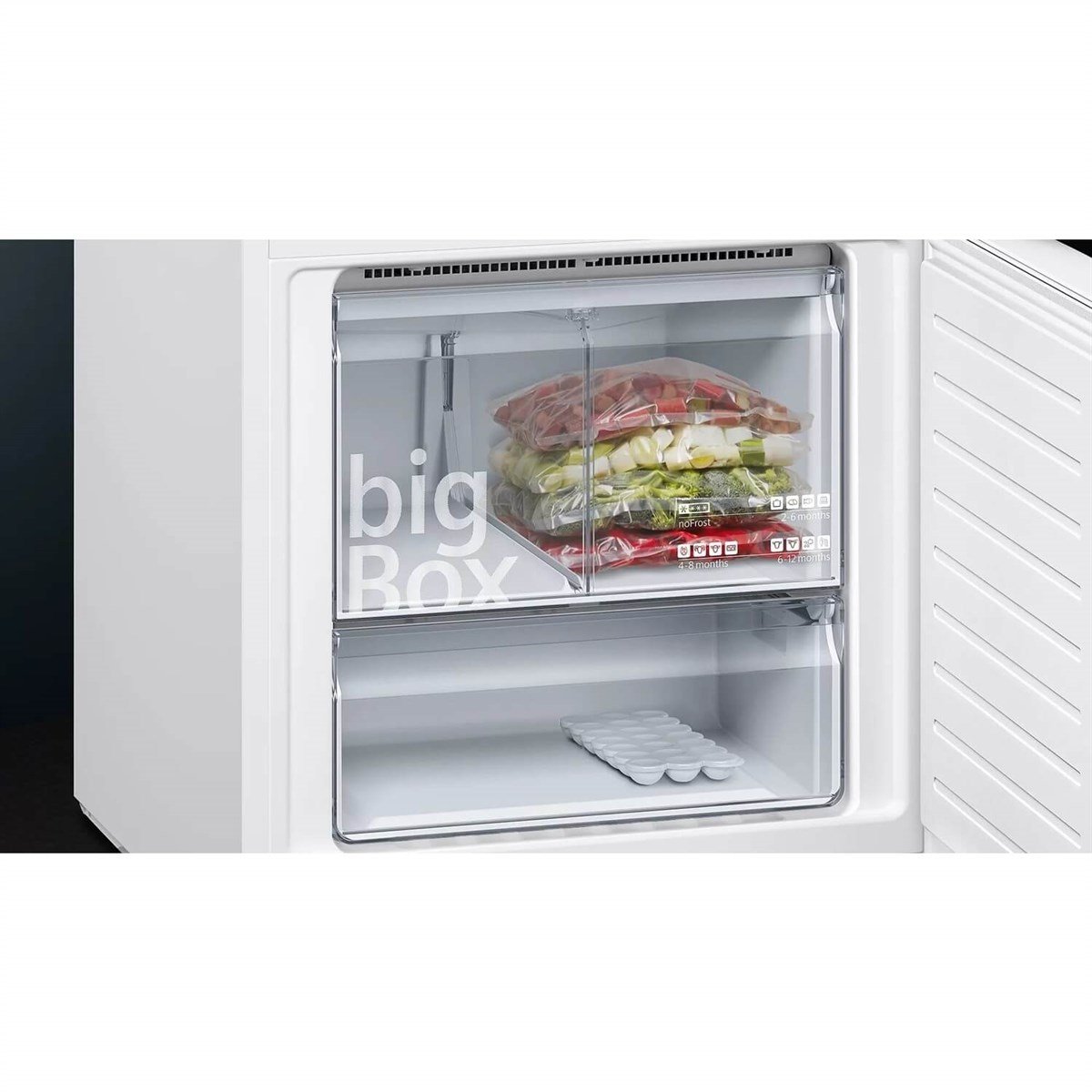 Siemens iQ300 KG56NUWF0N A++ 559 lt Alttan Donduruculu No-Frost Buzdolabı