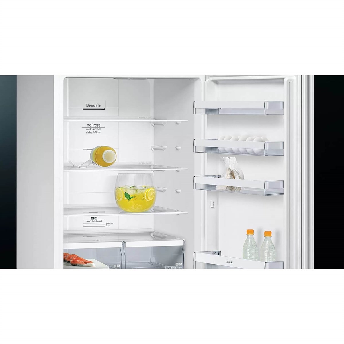 Siemens iQ300 KG56NVWF0N A++ 559 lt Alttan Donduruculu No-Frost Buzdolabı