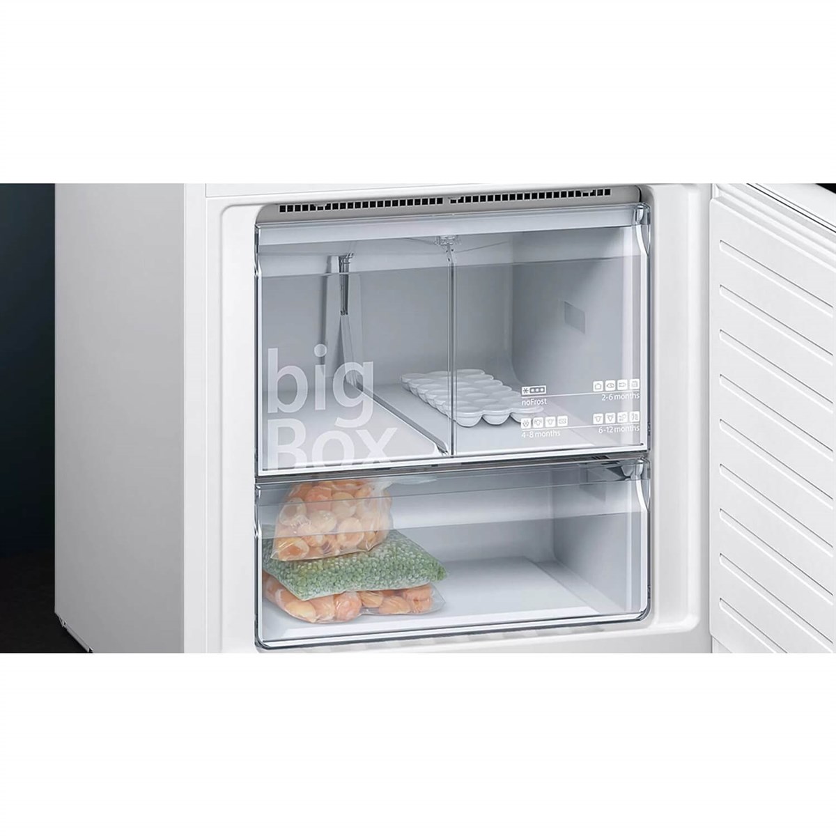 Siemens iQ300 KG56NVWF0N A++ 559 lt Alttan Donduruculu No-Frost Buzdolabı