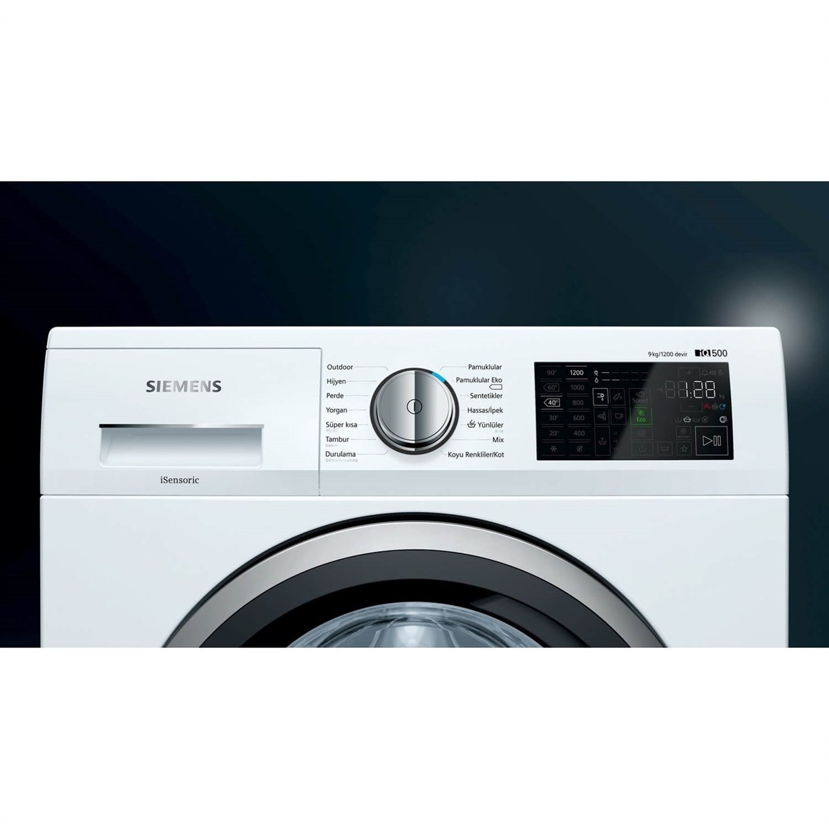 Siemens iQ500 WM12T581TR A+++ 9 kg 1200 Devir Çamaşır Makinesi