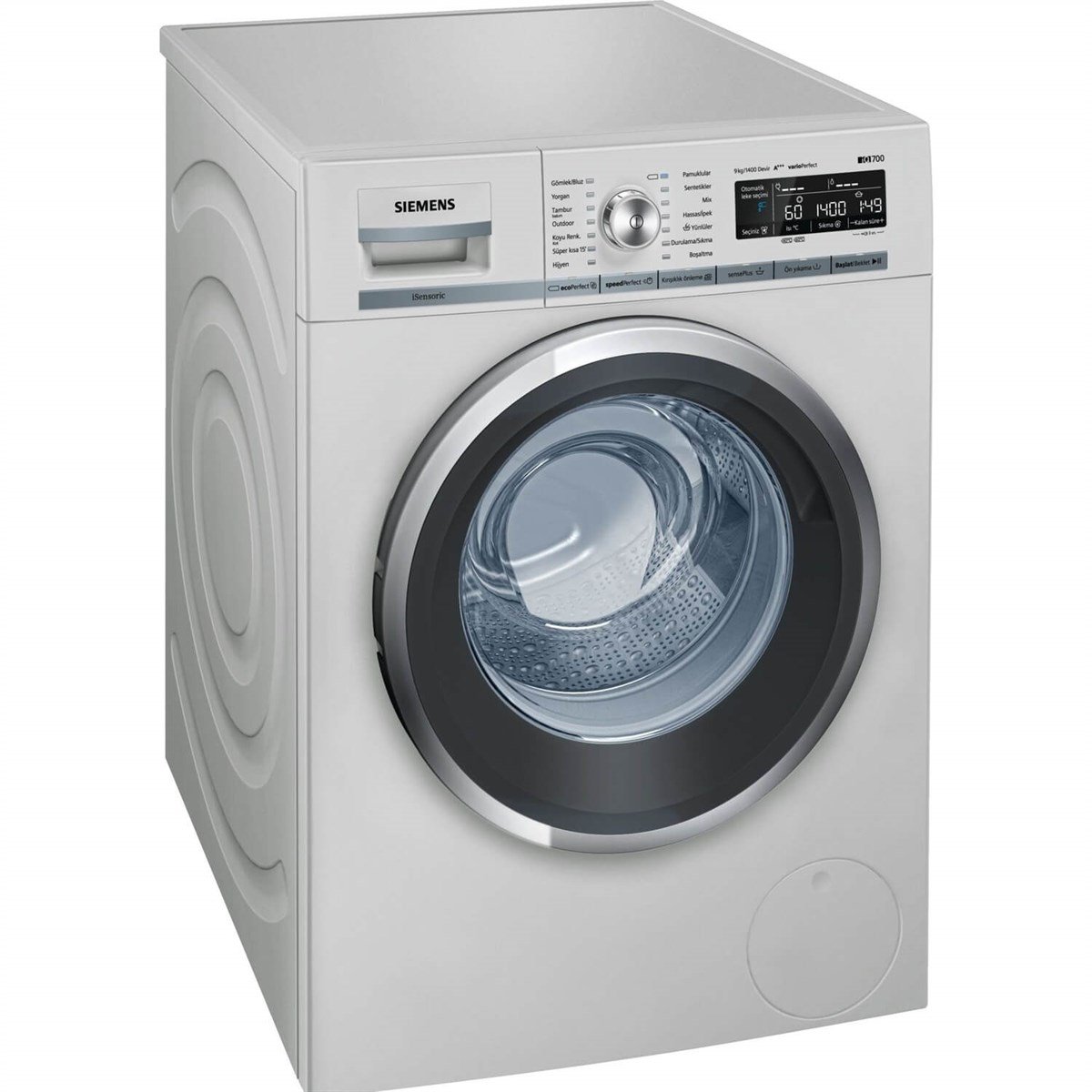 Siemens iQ700 WM14W56XTR A+++ 9 kg 1400 Devir Çamaşır MakinesiSiemensÇamaşır Makineleri