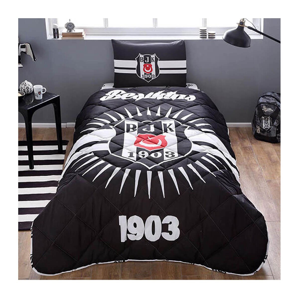 Taç 8266 Brf Beşiktaş Tek Kişilik Yorgan Seti 60185859TaçYorgan