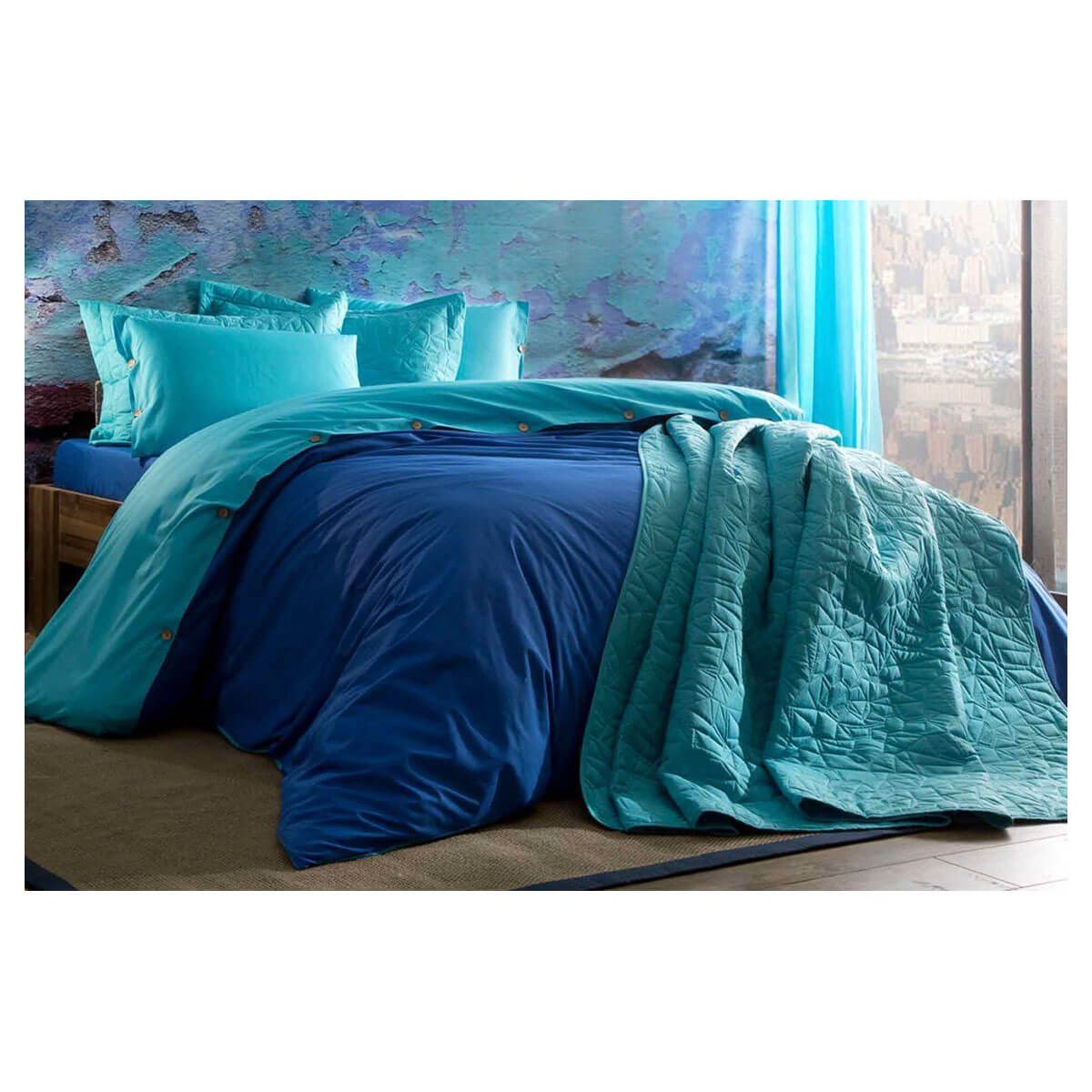 Taç Colorful Çift Kişilik Nevresim Takımı V03 Saks 60143047TaçÇift Kişilik Nevresim