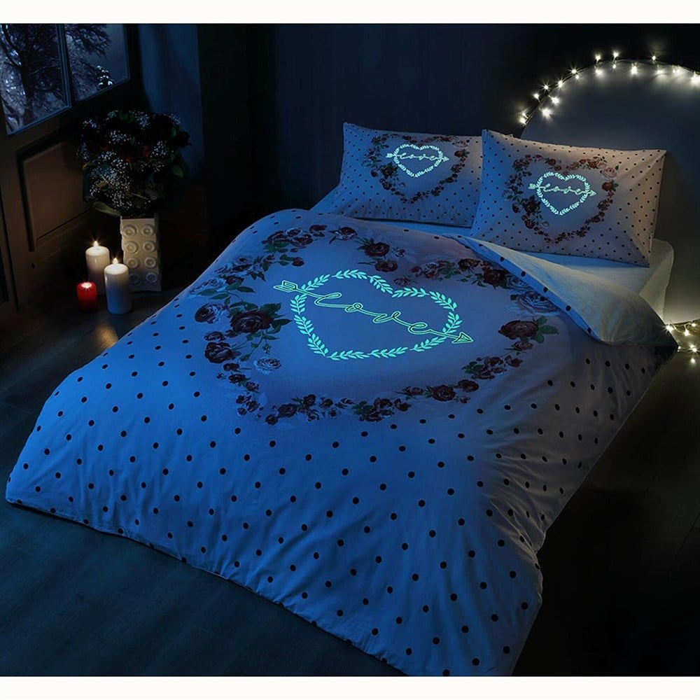 Taç Glow Ranforce Çift Kişilik Lover Nevresim Takımı