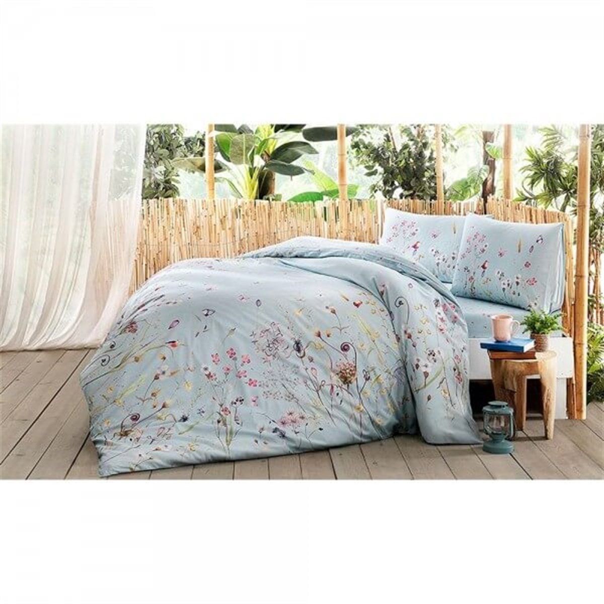 Taç Ion Therapy Çift Kişilik Nevresim Takımı Fresh Mavi 60183791TaçÇift Kişilik Nevresim