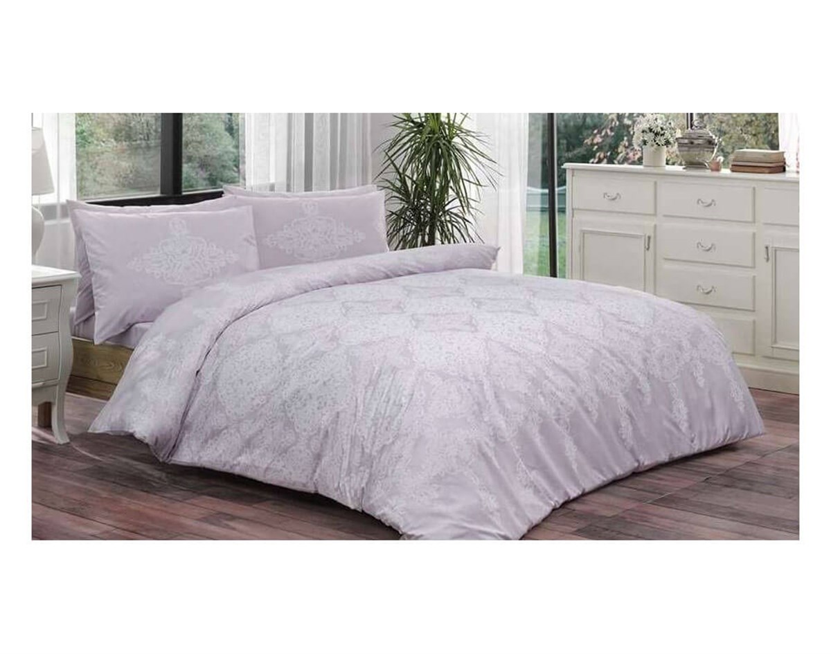 Taç Ranforce Tek Kişilik Nevresim Takımı Blanche Lila 60168085TaçTek Kişilik Nevresim