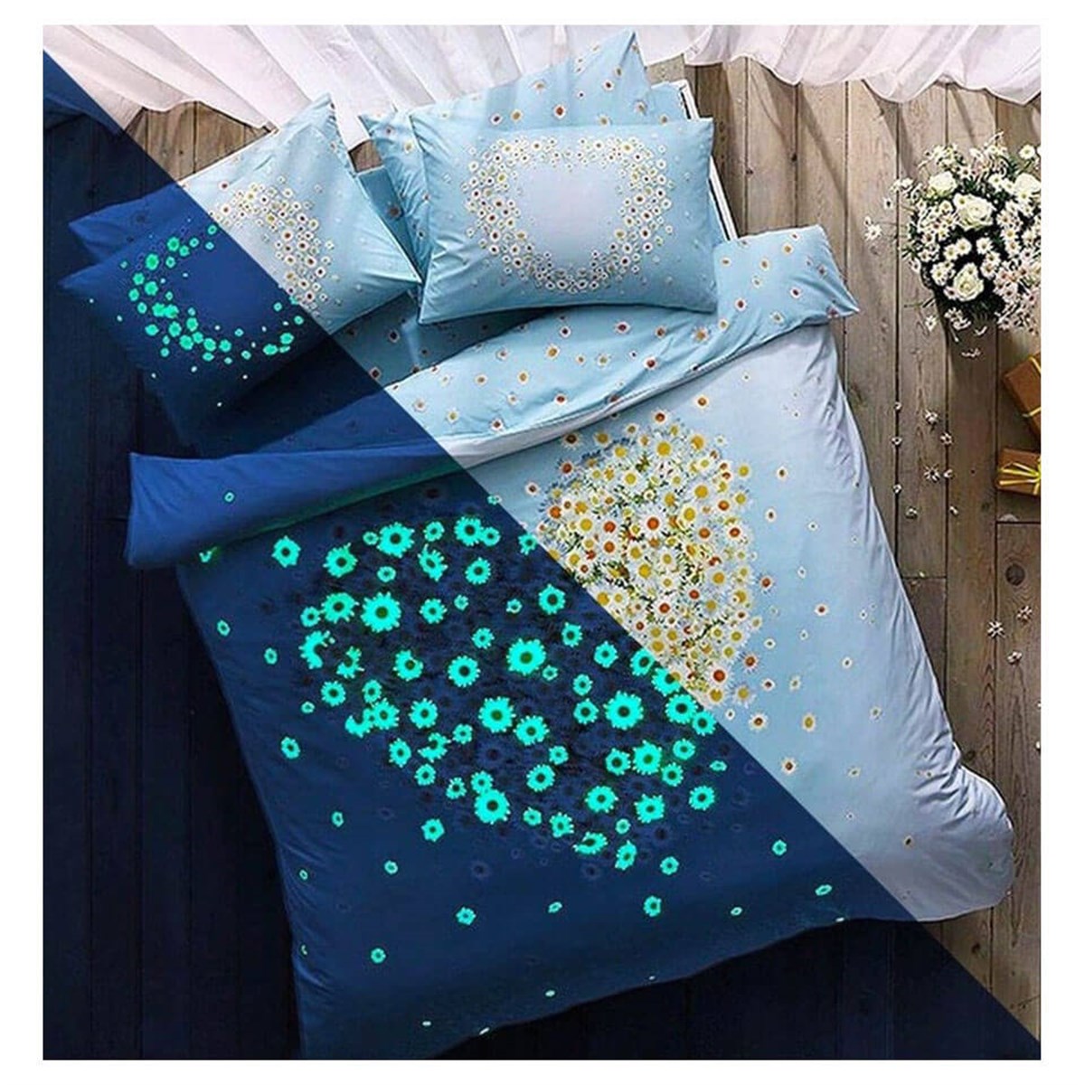 Taç Tek Kişilik Ranforce Nevresim Takımı Daisy Mint 60187346TaçTek Kişilik Nevresim