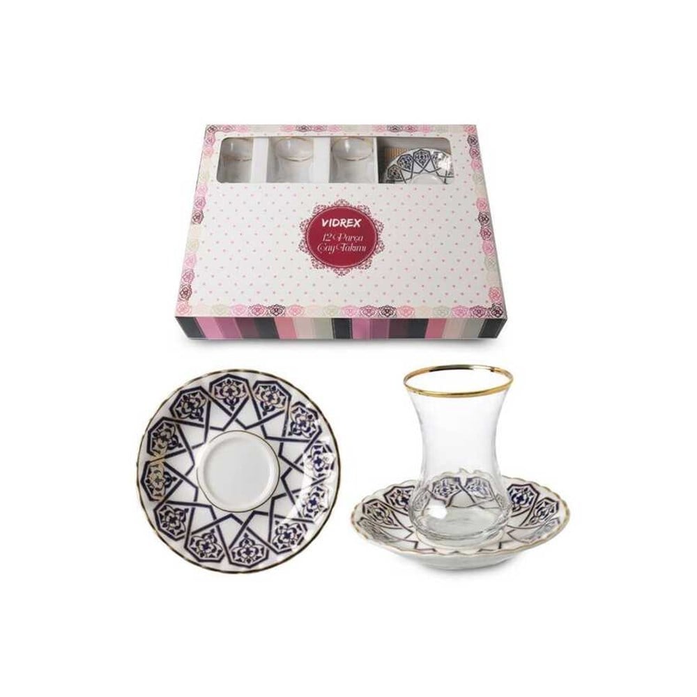 Vidrex 12 Parça Çay Takımı