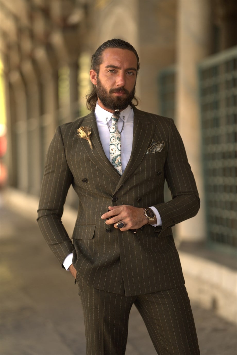 Line Detail Slim Fit Suit ürünü SUIT kategorisinde sizleri bekliyor.