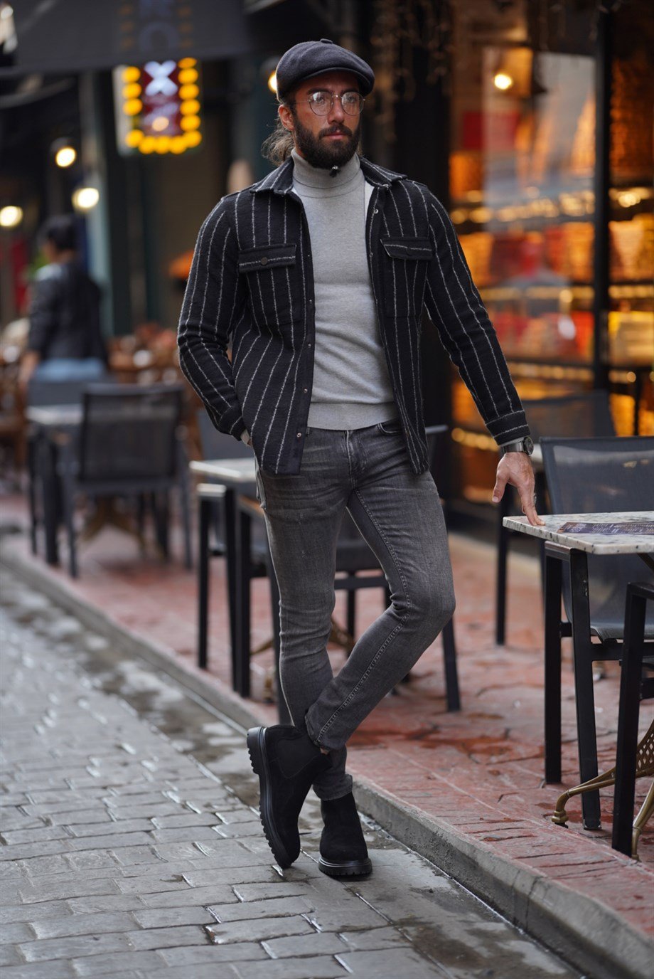 Line Detailed Slim Fit Flannel Jacket ürünü OUTERWEAR kategorisinde sizleri bekliyor.