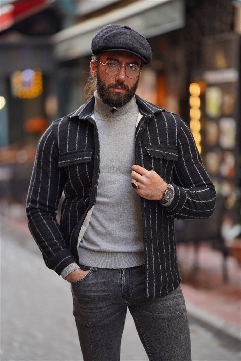 Line Detailed Slim Fit Flannel Jacket ürünü OUTERWEAR kategorisinde sizleri bekliyor.
