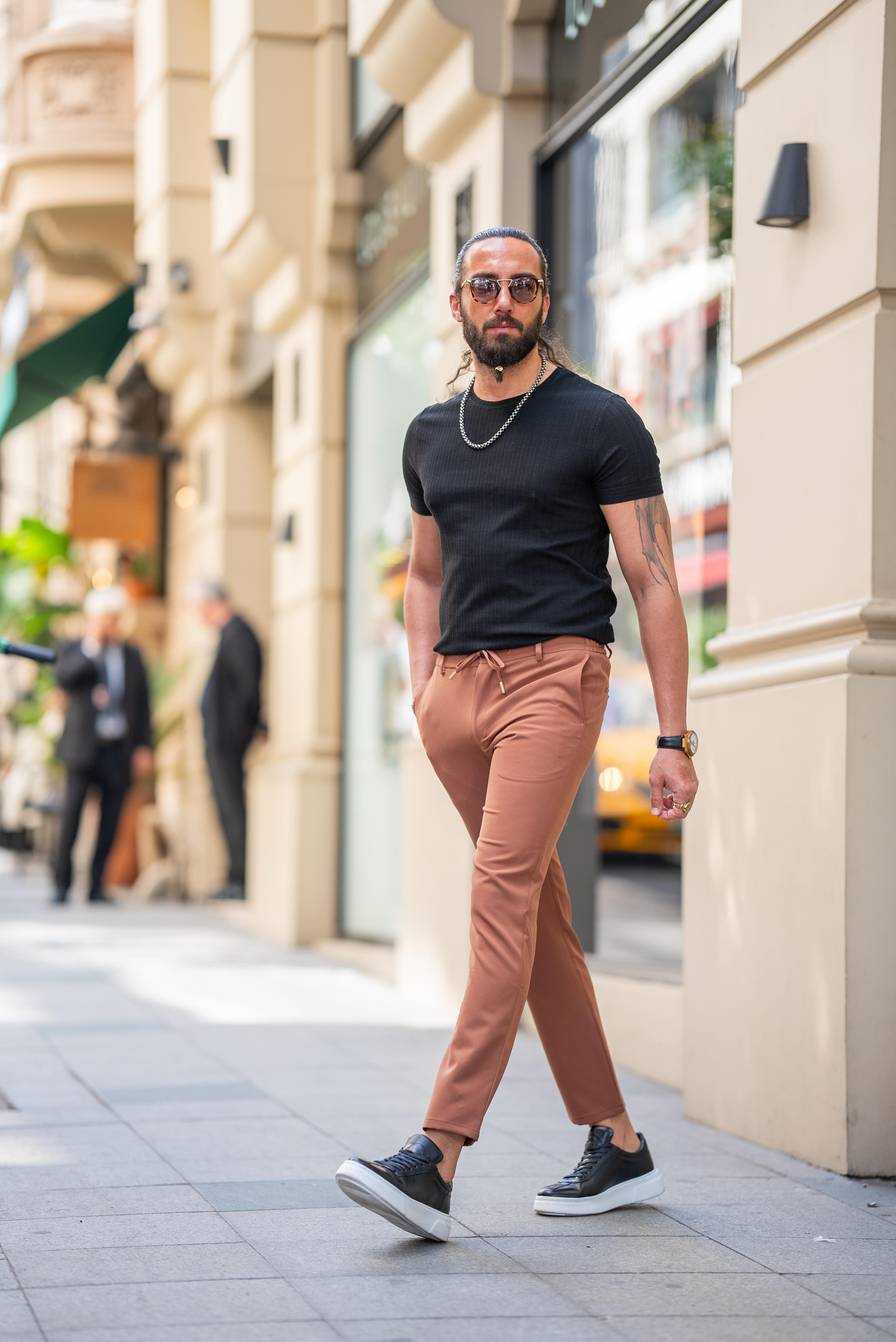 Düz Süper Slim Fit İpli Erkek Pantolon Fındık ürünü ALT GİYİM kategorisinde sizleri bekliyor.