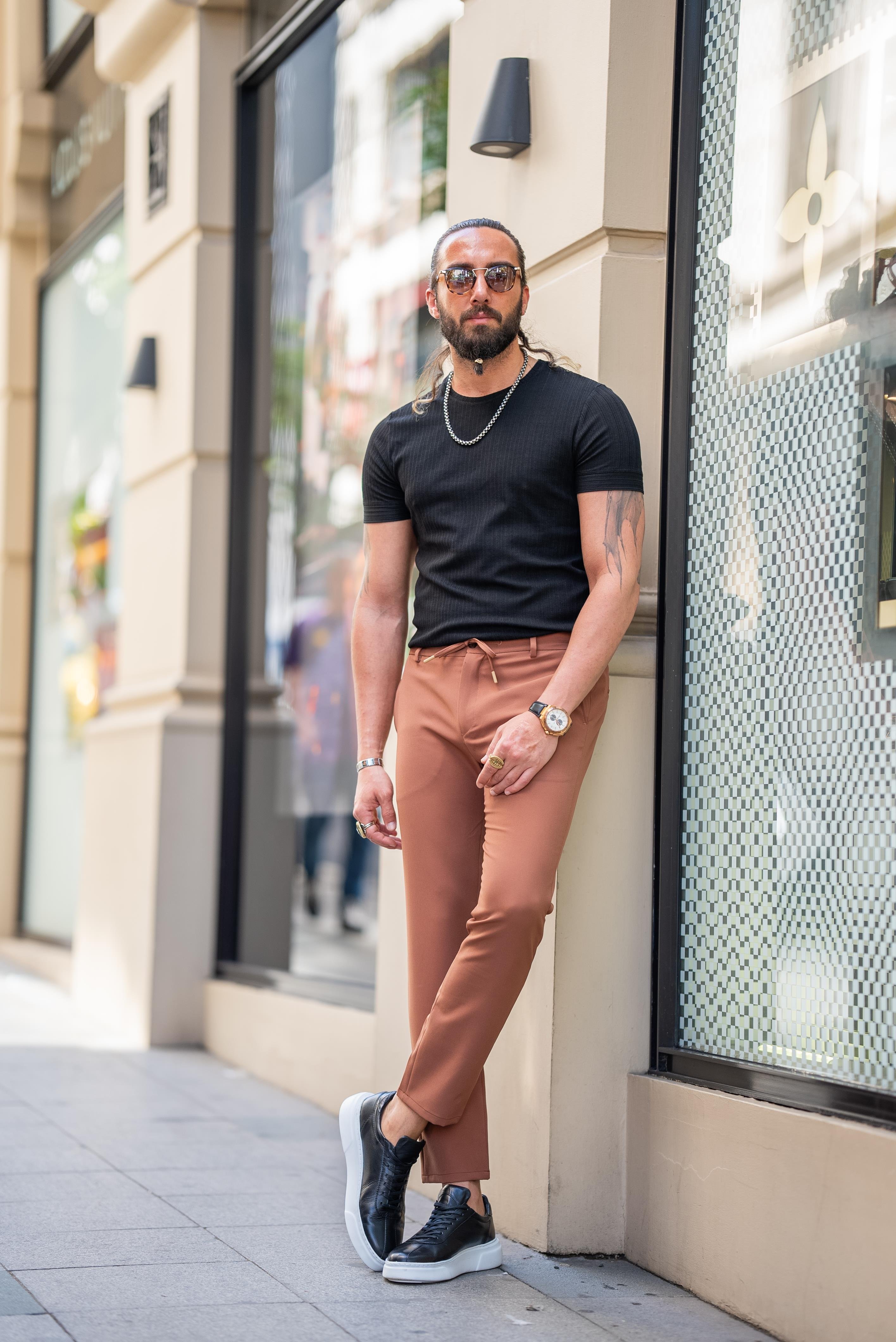 Düz Süper Slim Fit İpli Erkek Pantolon Fındık ürünü ALT GİYİM kategorisinde sizleri bekliyor.