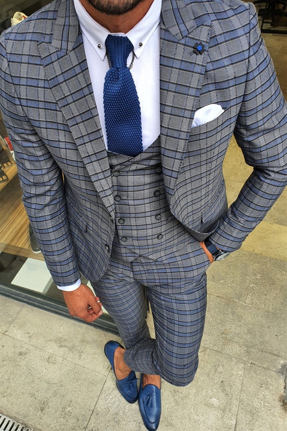 Plaid Vest Suit ürünü SUIT kategorisinde sizleri bekliyor.