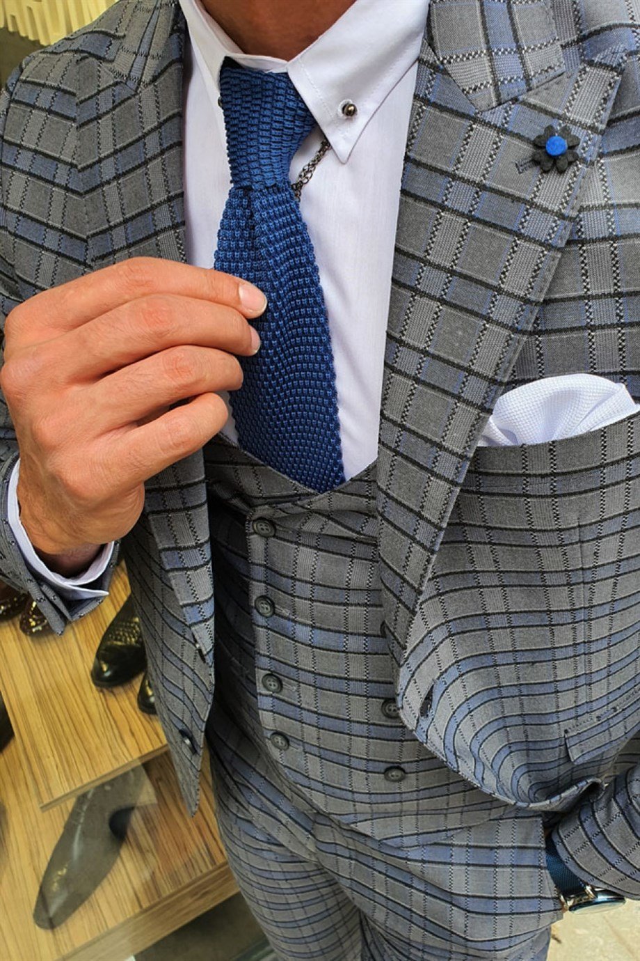 Plaid Vest Suit ürünü SUIT kategorisinde sizleri bekliyor.