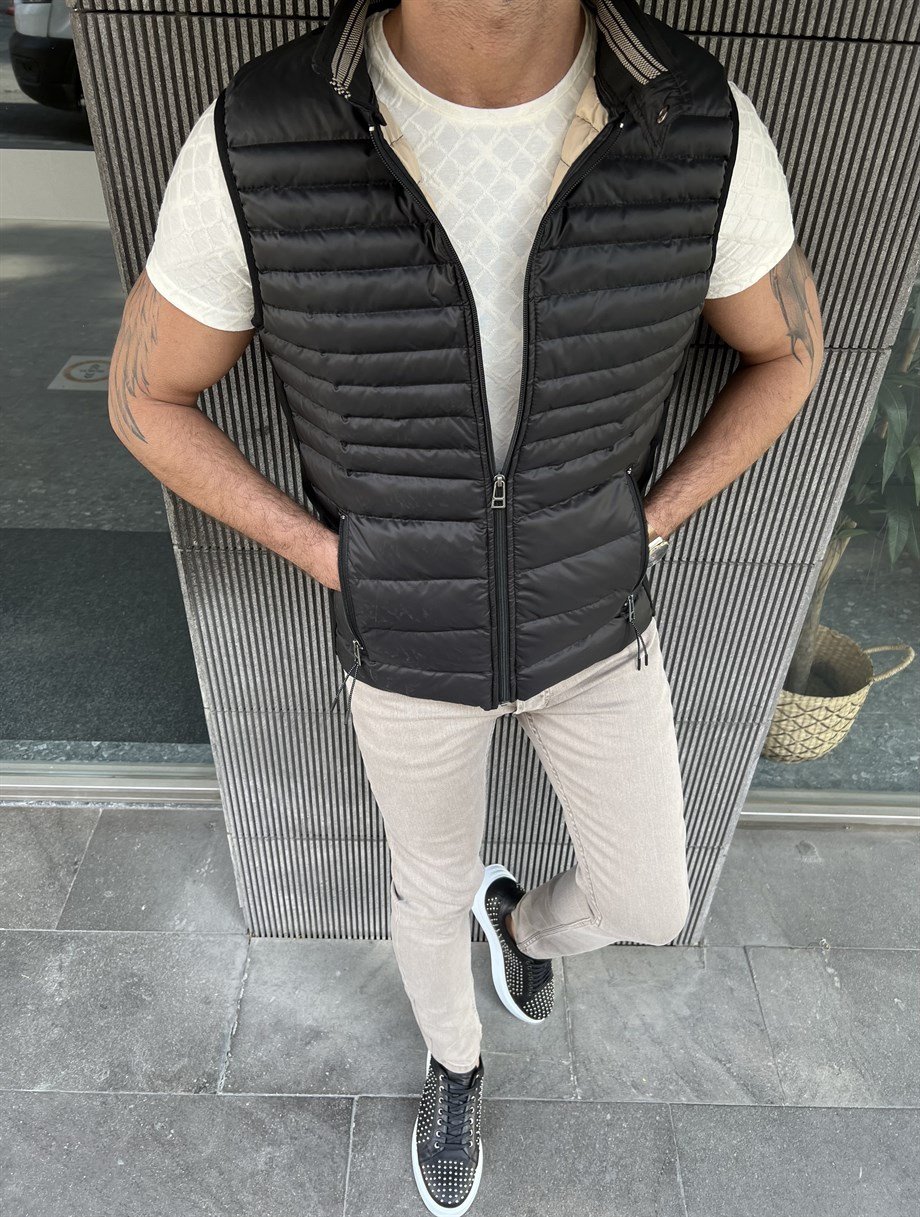 Zipper Detailed Slim Fit Vest ürünü OUTERWEAR kategorisinde sizleri bekliyor.