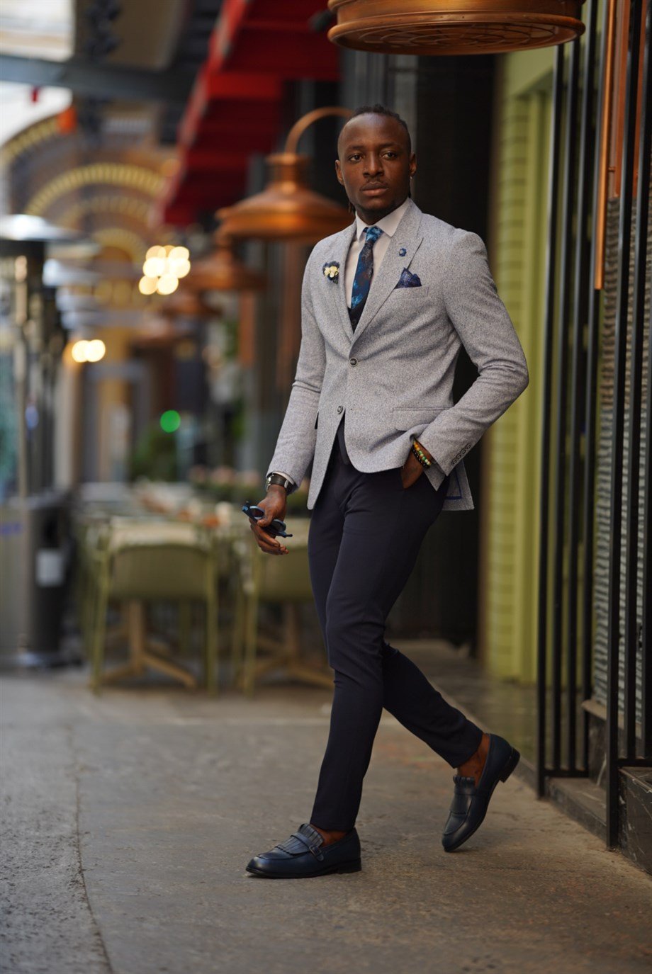 Self Patterned Mono Collar Jacket ürünü SUIT kategorisinde sizleri bekliyor.