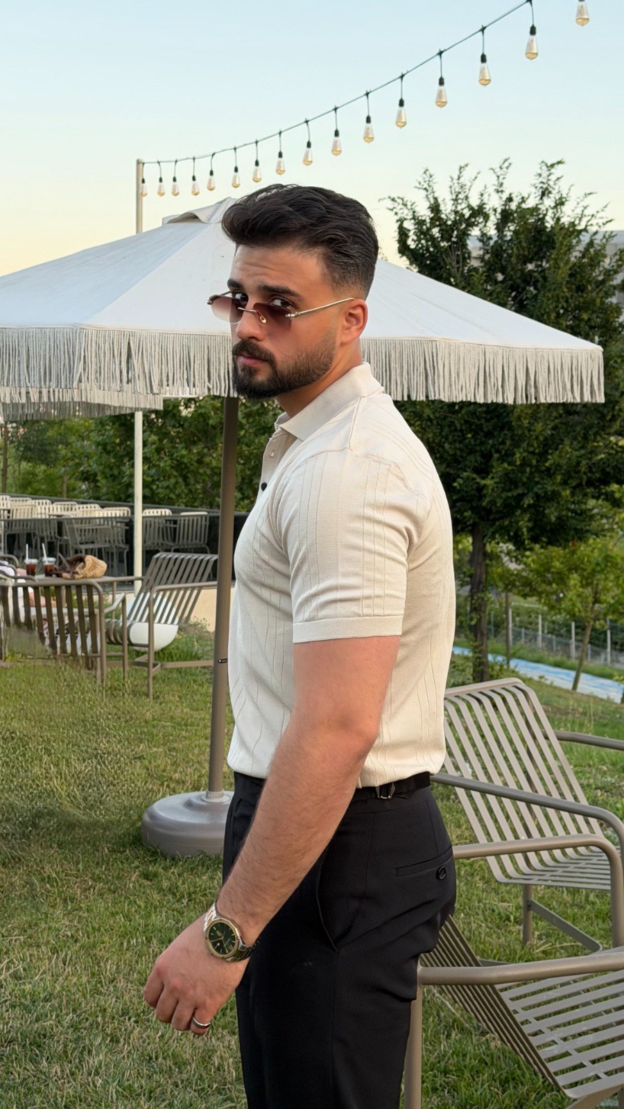 KENDİNDEN DESENLİ POLO YAKA TRİKO ürünü ÜST GİYİM kategorisinde sizleri bekliyor.