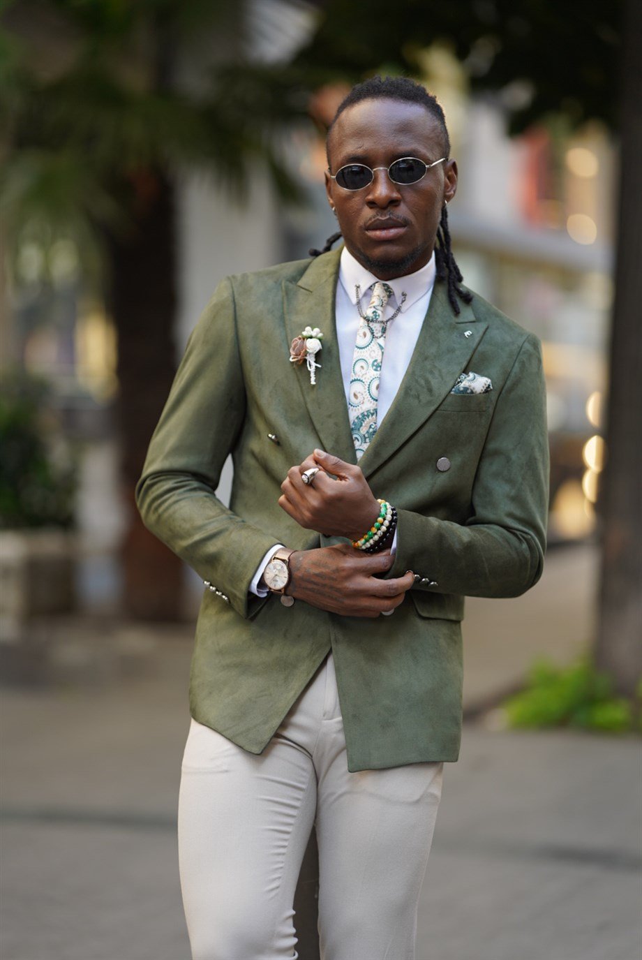 Double Breasted Nubuck Slim Fit Jacket ürünü OUTERWEAR kategorisinde sizleri bekliyor.