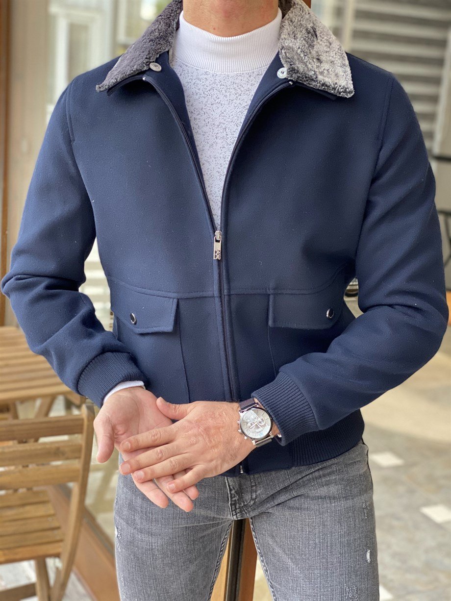 Fur Collar Detailed Cachet Fabric Coat ürünü OUTERWEAR kategorisinde sizleri bekliyor.