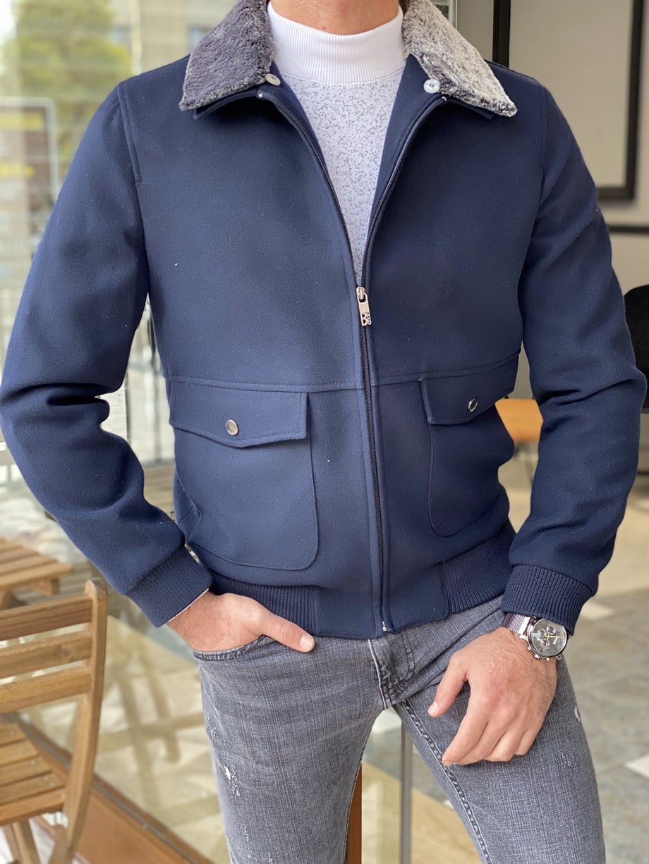 Fur Collar Detailed Cachet Fabric Coat ürünü OUTERWEAR kategorisinde sizleri bekliyor.