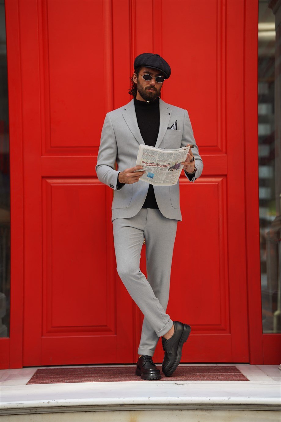 Mono Collar Bag Pocket Slim Fit Jacket ürünü OUTERWEAR kategorisinde sizleri bekliyor.