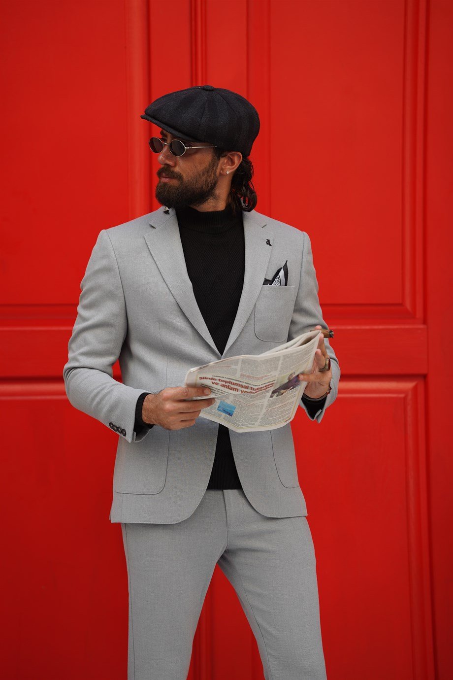 Mono Collar Bag Pocket Slim Fit Jacket ürünü OUTERWEAR kategorisinde sizleri bekliyor.