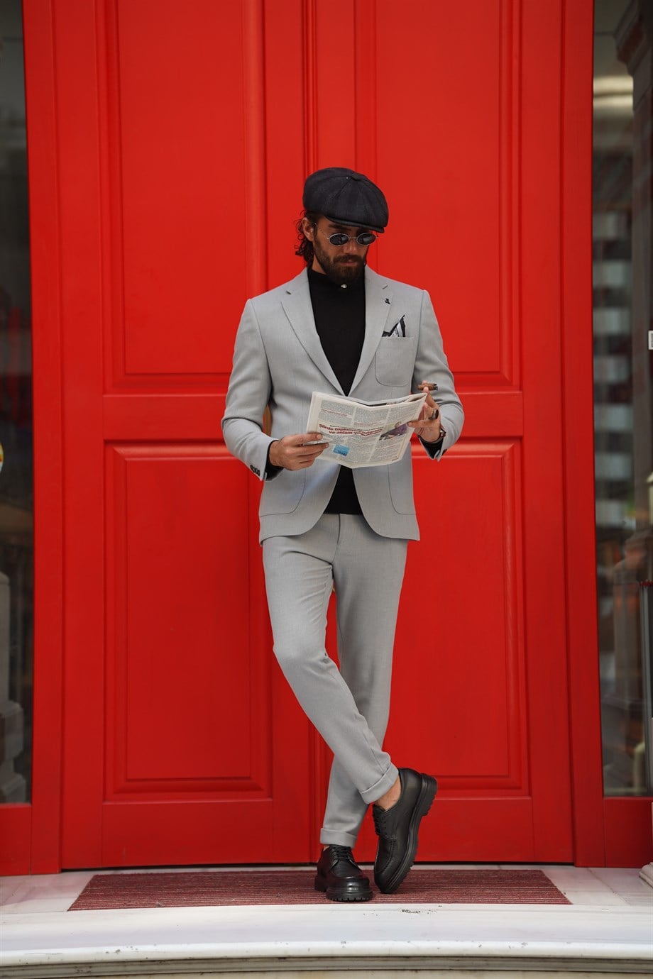 Mono Collar Bag Pocket Slim Fit Jacket ürünü OUTERWEAR kategorisinde sizleri bekliyor.