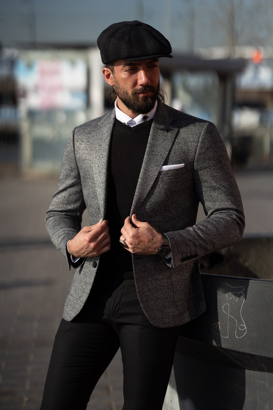 Slim Fit Patterned Jacket ürünü OUTERWEAR kategorisinde sizleri bekliyor.