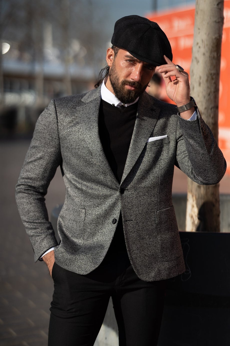 Slim Fit Patterned Jacket ürünü OUTERWEAR kategorisinde sizleri bekliyor.
