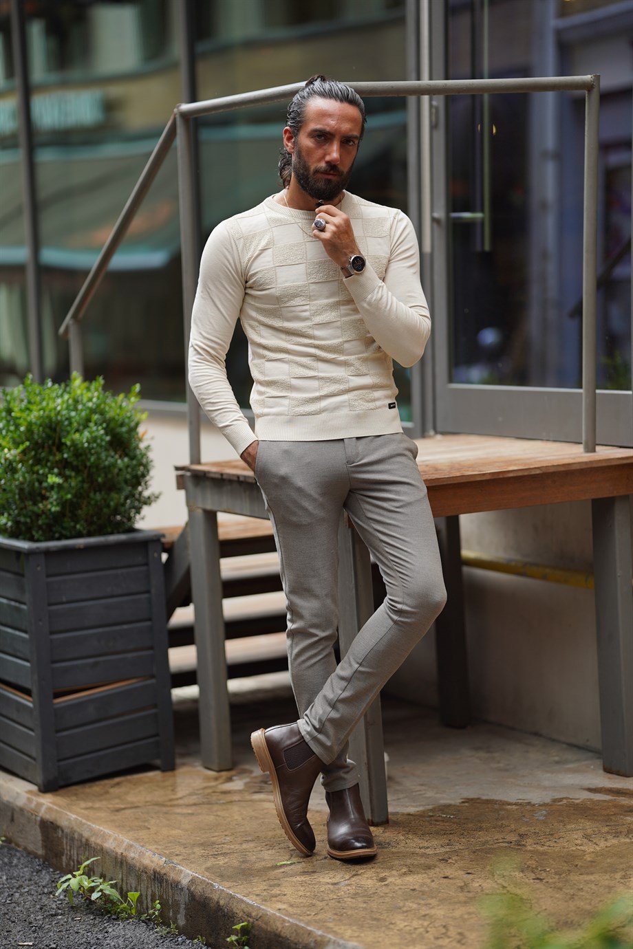 Slim Fit Patterned Knitwear ürünü TOP CLOTHING kategorisinde sizleri bekliyor.