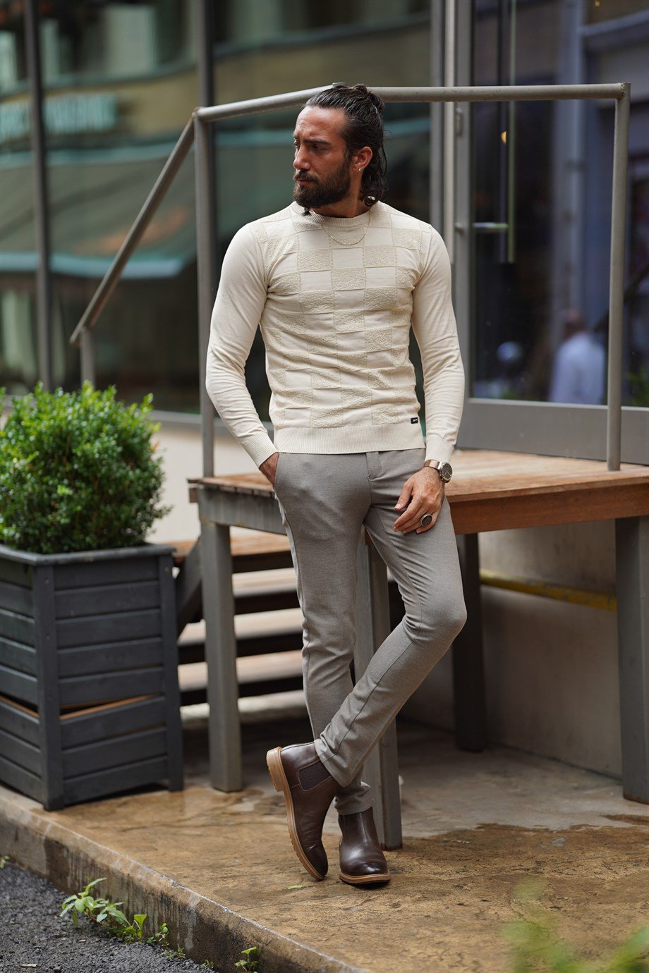Slim Fit Patterned Knitwear ürünü TOP CLOTHING kategorisinde sizleri bekliyor.