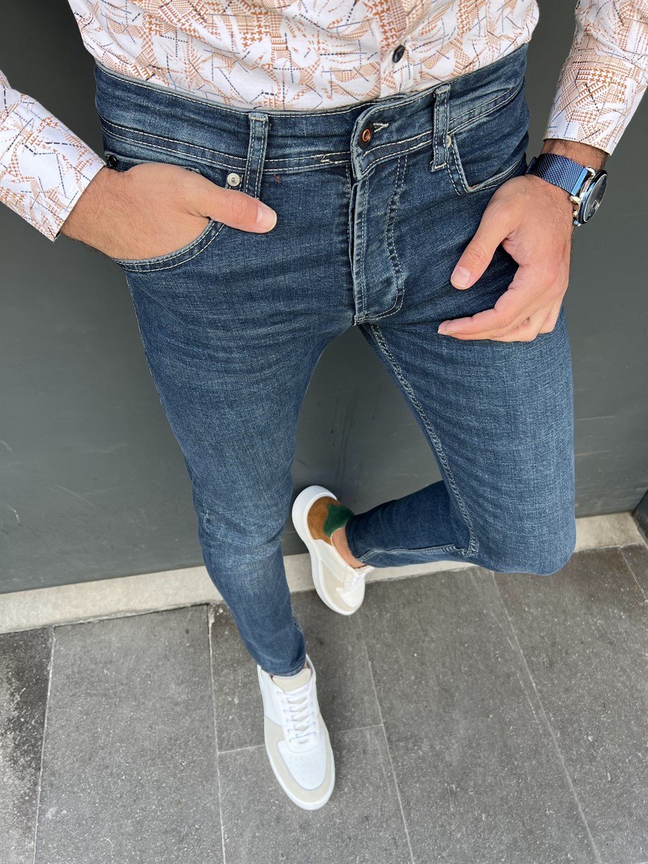 Slim Fit Yan Cepli Likralı Pantolon ürünü JEANS CLOTHING kategorisinde sizleri bekliyor.