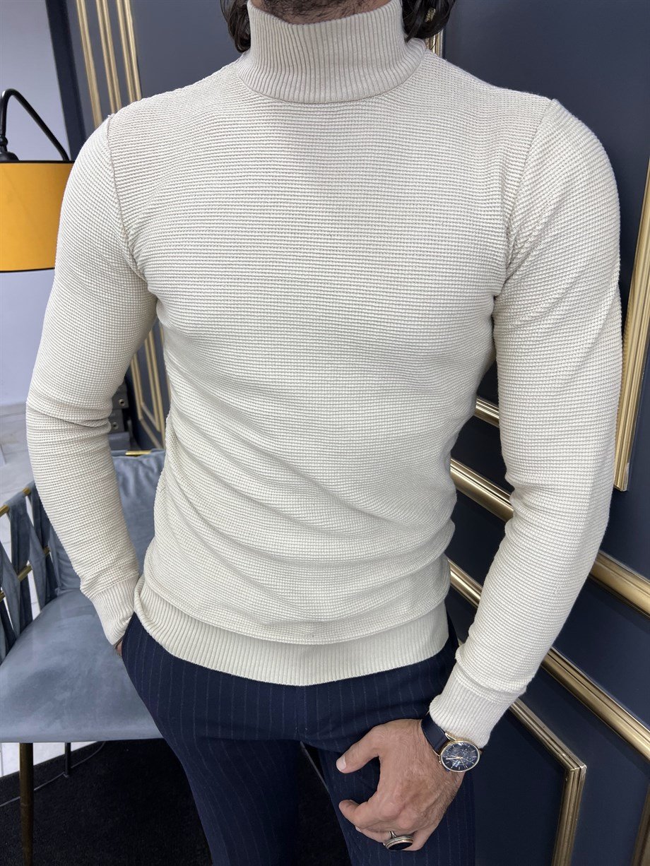Slim Fit Half Turtleneck Sweater ürünü TOP CLOTHING kategorisinde sizleri bekliyor.