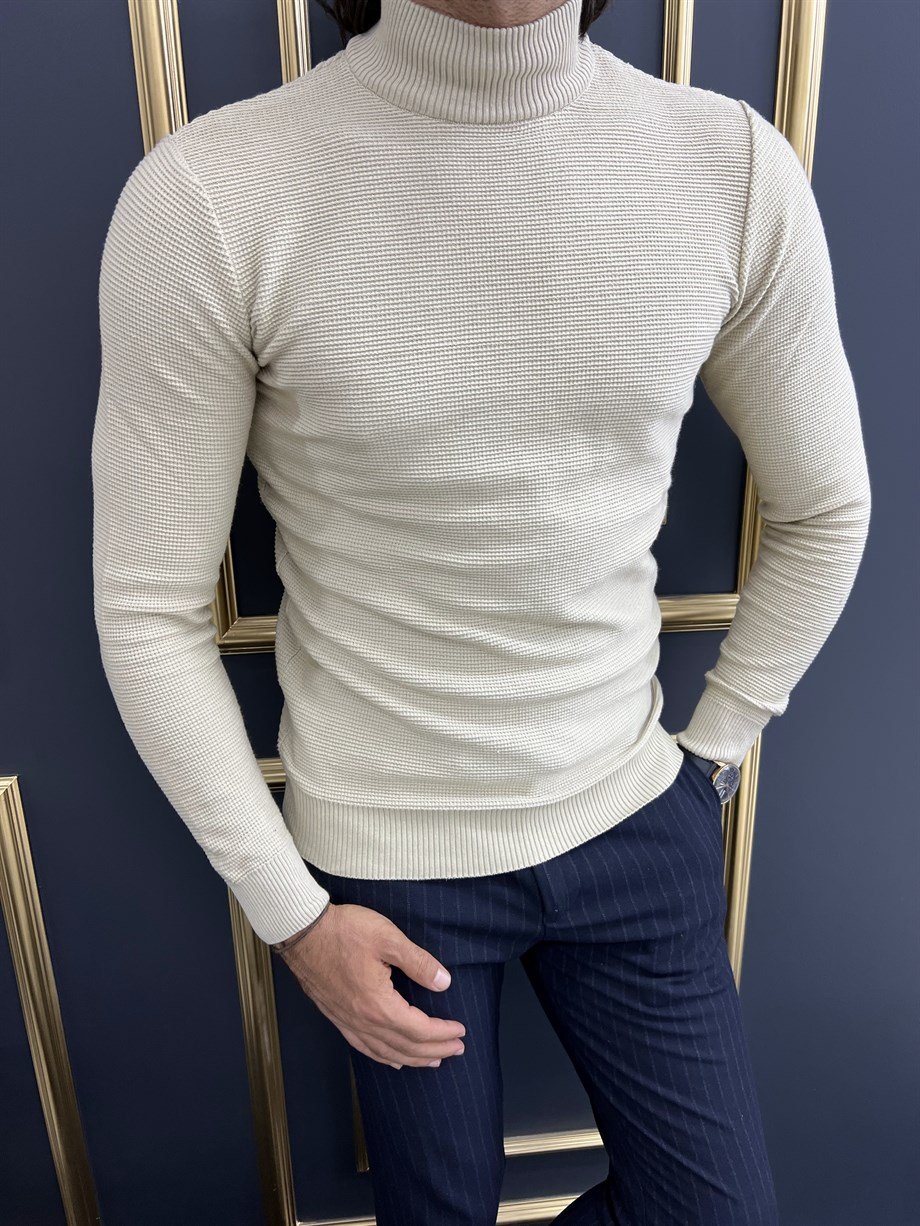 Slim Fit Half Turtleneck Sweater ürünü TOP CLOTHING kategorisinde sizleri bekliyor.
