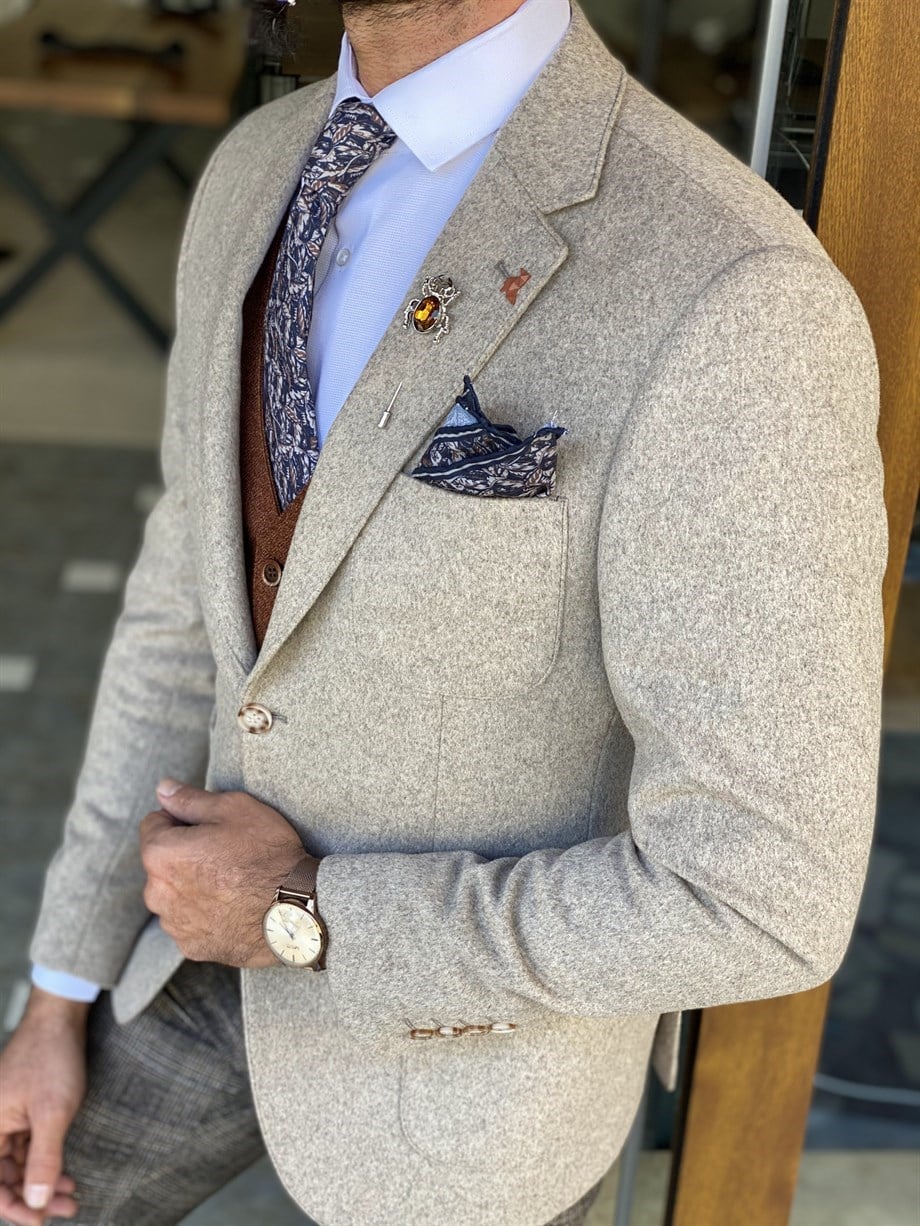 Bag Pocket Mono Collar Wool Jacket ürünü OUTERWEAR kategorisinde sizleri bekliyor.