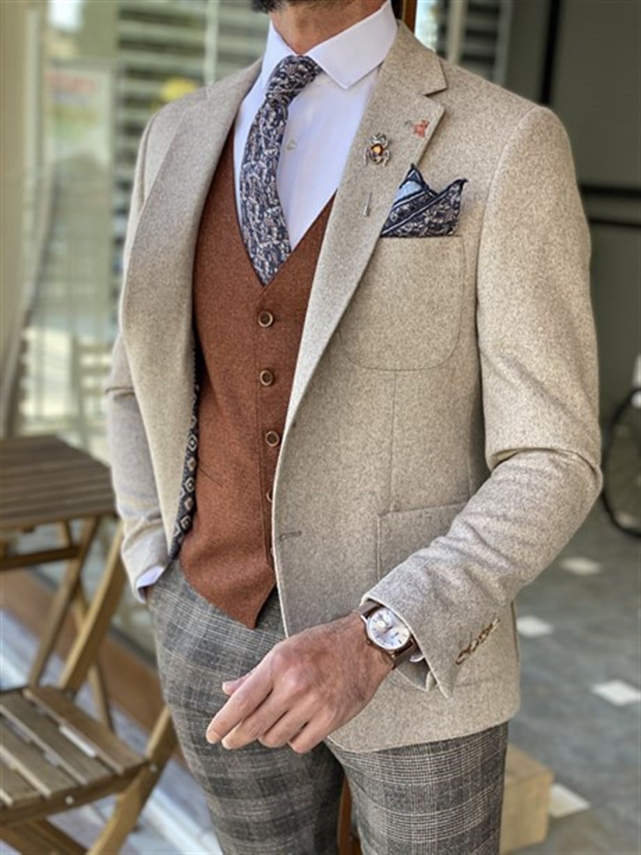 Bag Pocket Mono Collar Wool Jacket ürünü OUTERWEAR kategorisinde sizleri bekliyor.