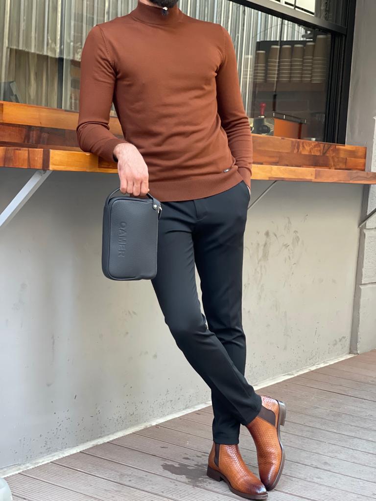 Yarım Balıkçı Yaka Triko Kazak ürünü ÜST GİYİM kategorisinde sizleri bekliyor.